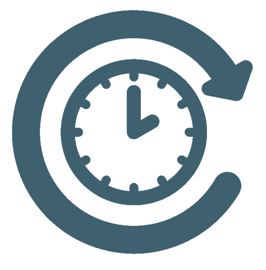 Animated picture of a clock